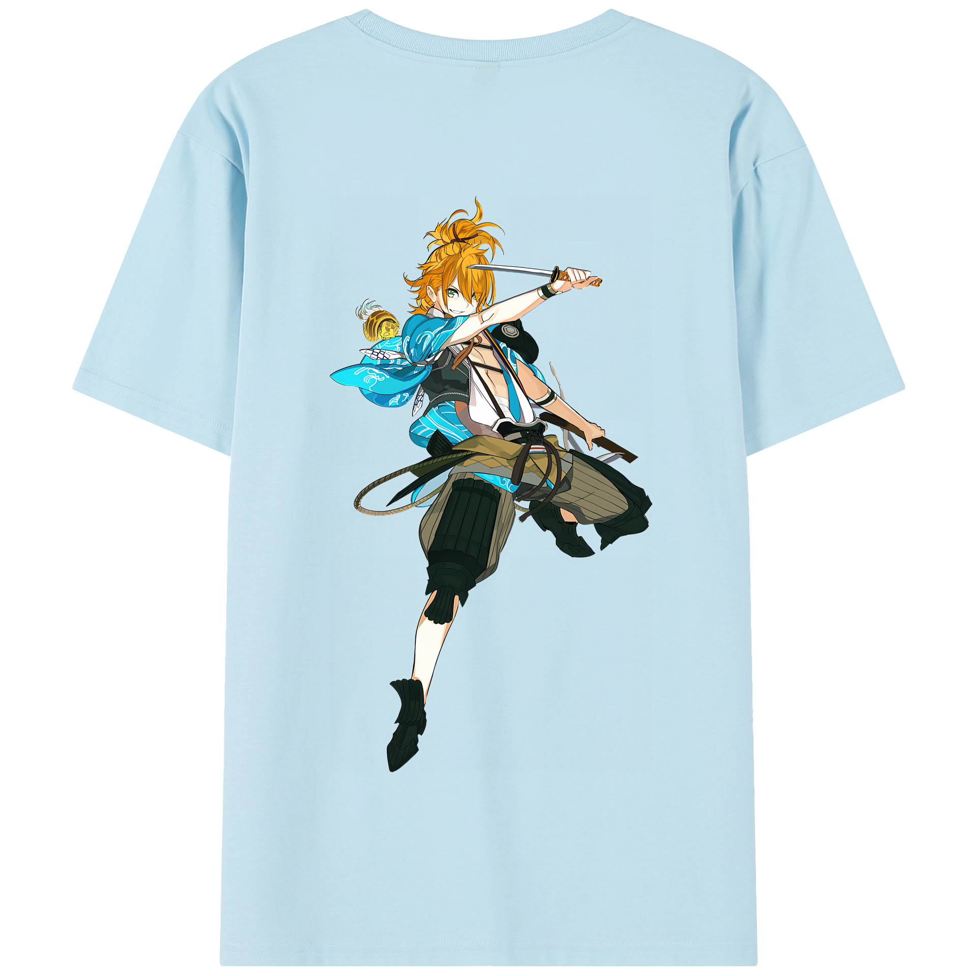 （画像用） 刀剣乱舞 Touken Ranbu 綿100％半袖Tシャツ（背面プリント）